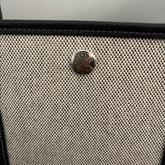 SOLD Hermes Garden Party 36 Toile and Leather - Picture 3 of 10